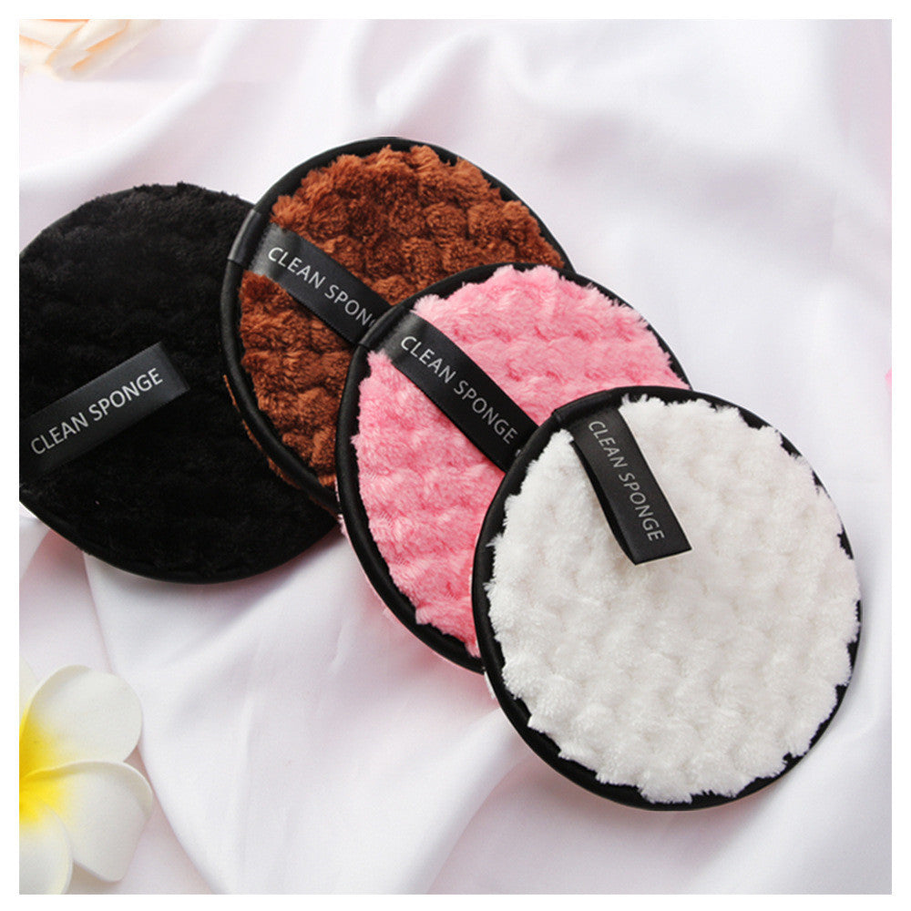 Magic Lazy Man Water Makeup Removing Puff Round Short Hair Wash Face Wash Makeup Sponge Magic Lazy Man Water Makeup Removing Puff Round Short Hair Wash Face Wash Makeup Sponge